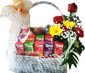 Gift for Mom: Juice $ Fruit Basket(2)